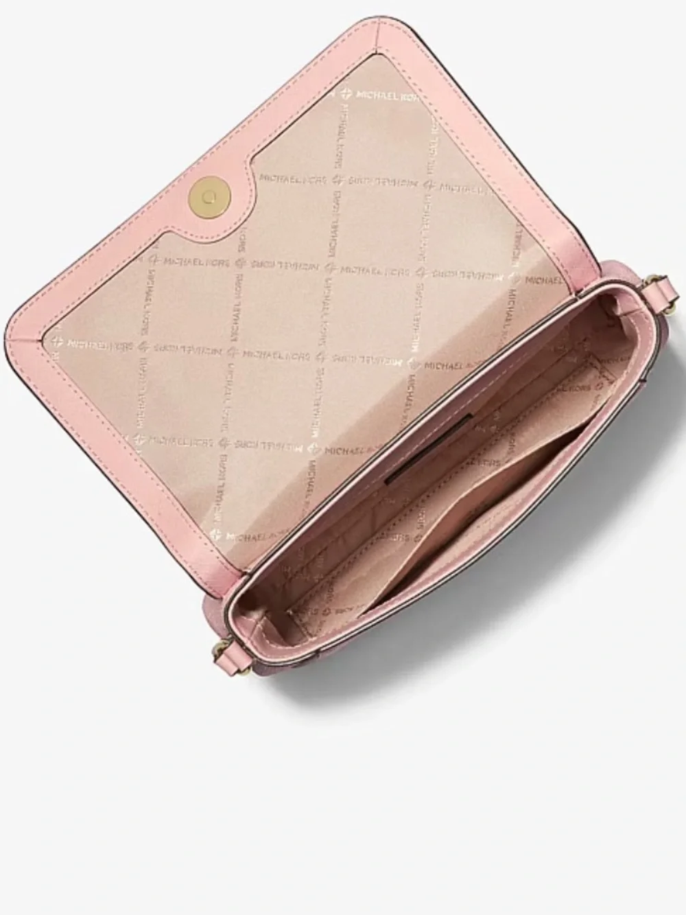 ✨NWT MICHAEL KORS Medium Logo Convertible Crossbody Bag Powder Blush Pink✨